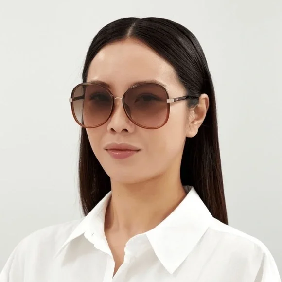 Chloe | Accessories | Chloe Brown Gradient Oversized  display picture 2